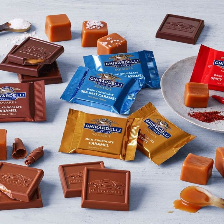 Socola Cao Cấp Ghirardelli Chocolate Squares Premium Chocolate Assortment 674.9g - Mỹ