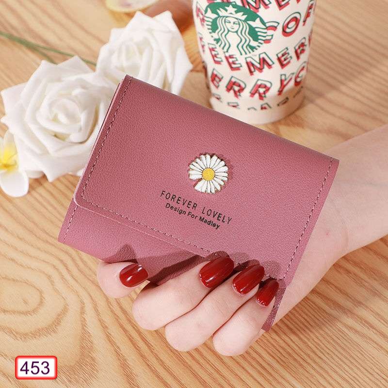 Ví Ngắn Nữ FOREVER LOVELY Hoa Cúc Đựng Thẻ Siêu Đẹp