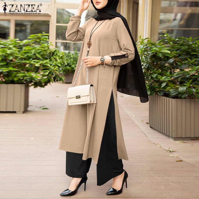 Bộ đồ ZANZEA phong cách Hồi giáo thời trang cho nữ