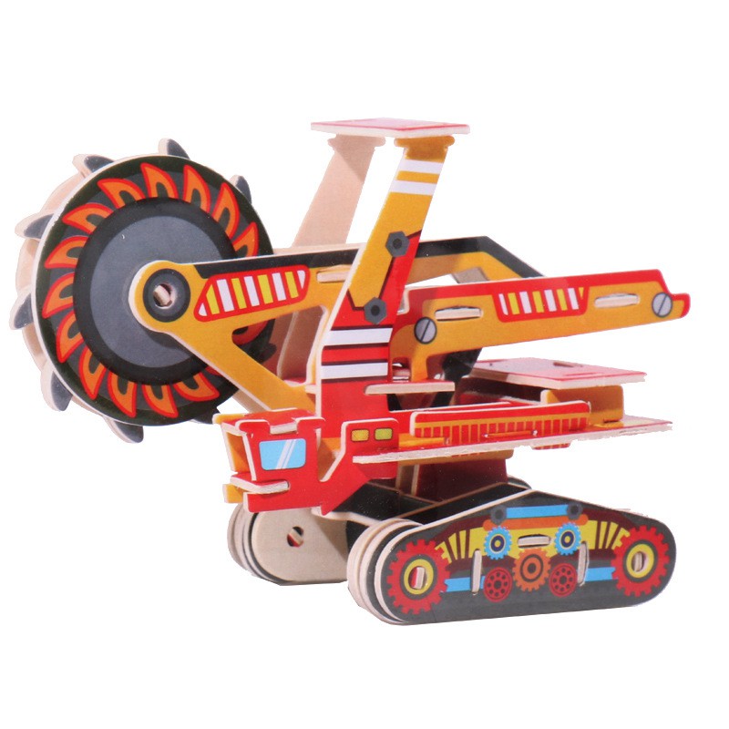 Đồ chơi xe mô hình 3D bằng gỗ siêu đẹp cho bé