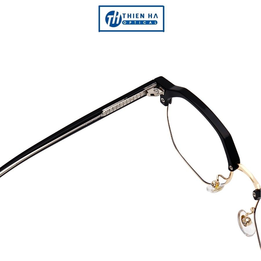 Gọng kính nam nữ đa giác THIÊN HÀ OPTICAL chất liệu nhựa cao cấp càng lõi thép chắc chắn dáng dễ đeo nhiều màu A2153