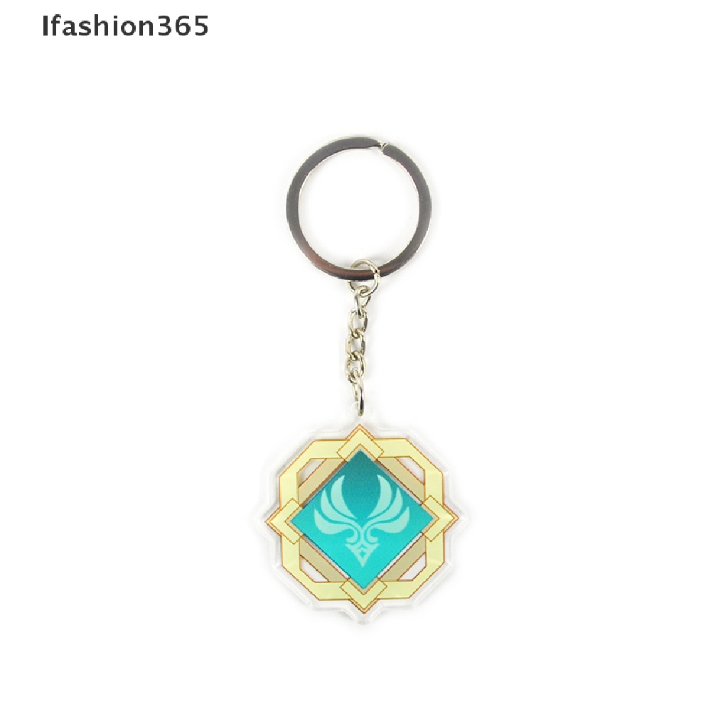 Ifashion365 Móc khóa hình nhân vật anime Genshin Impact Element Vision God's Liyue Harbor VN