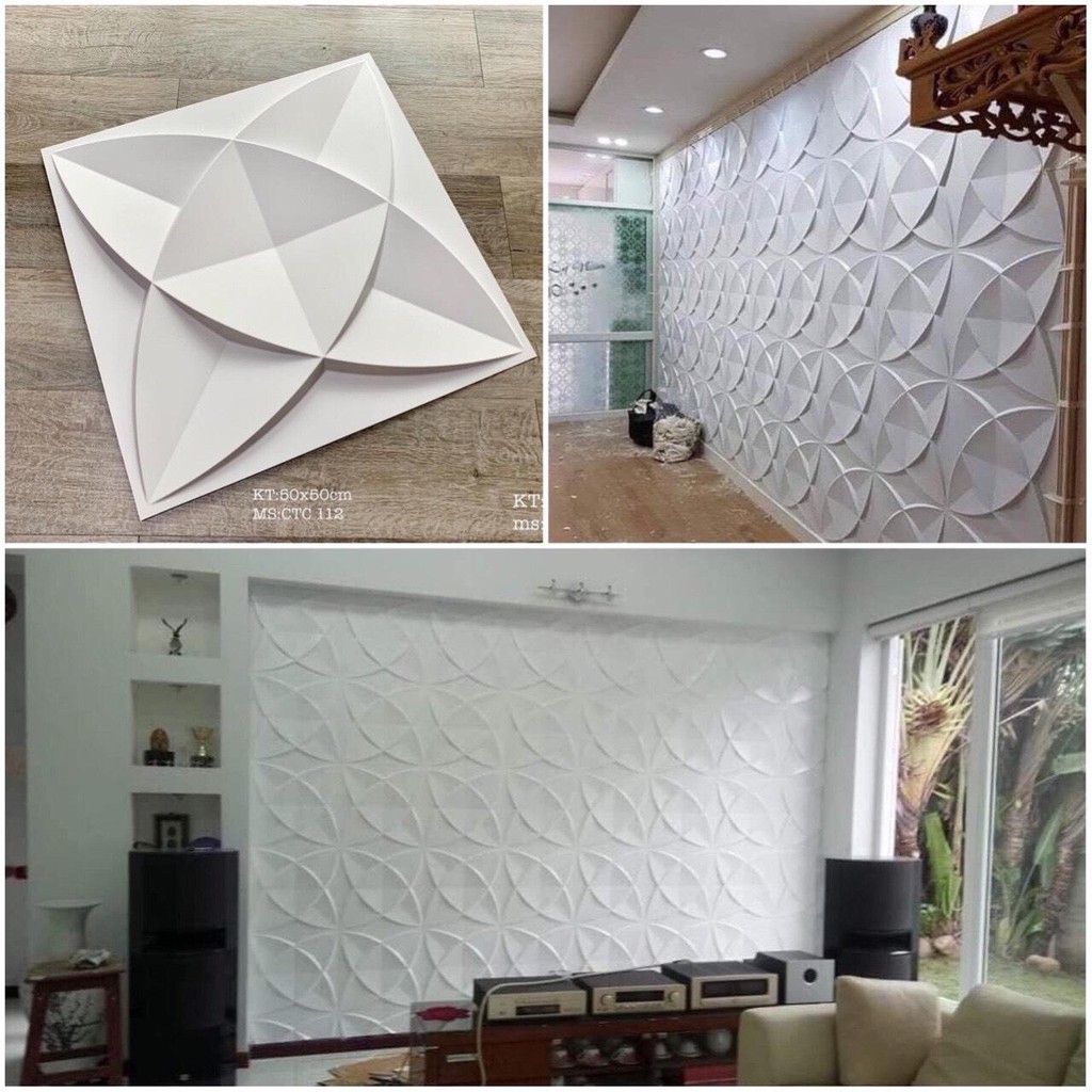 Tấm nhựa ốp tường PVC 3D giá tốt | BigBuy360 - bigbuy360.vn