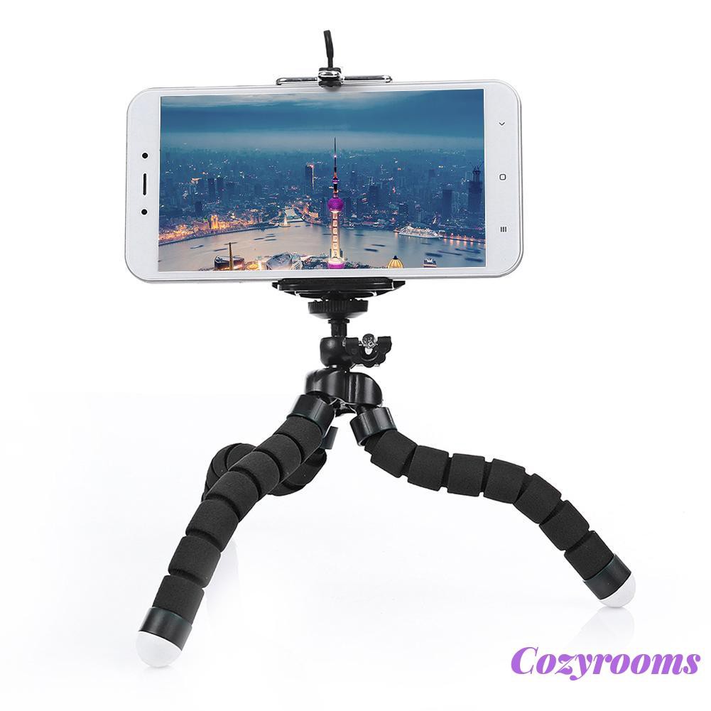 Flexible Octopus Tripod with Phone Clip Tablet Stand for Gopro Xiaomi Yi 4K