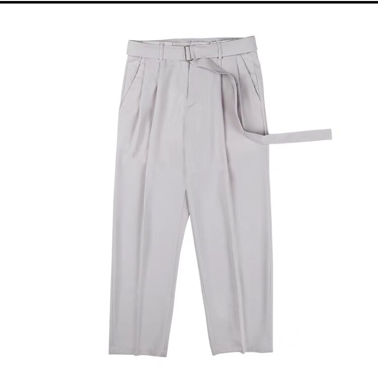 Quần baggy nam kèm đai phong cách Hàn Quốc mã  QD003 | BigBuy360 - bigbuy360.vn