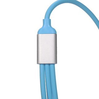 Dây Cáp Sạc Usb Loại C 3 Trong 1 Cho Android/Iphone/Letv