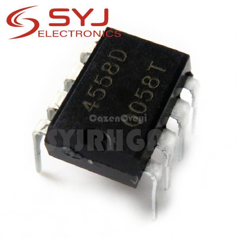 10 Cái / lốc NJM4558D DIP8 NJM4558 DIP NJM4558DD JRC4558D JRC4558 RC4558 RC4558P IC mới và nguyên bả