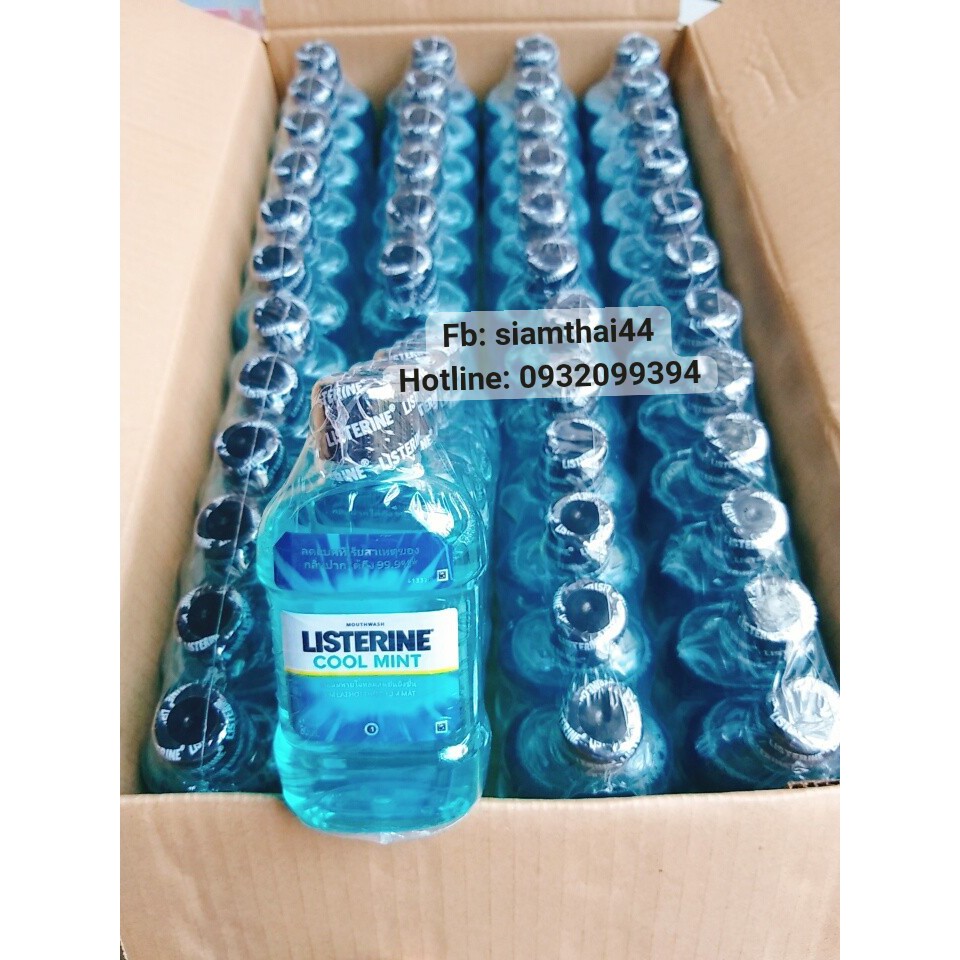 Nước súc miệng Listerine Coolmint 80 ml Thái Lan