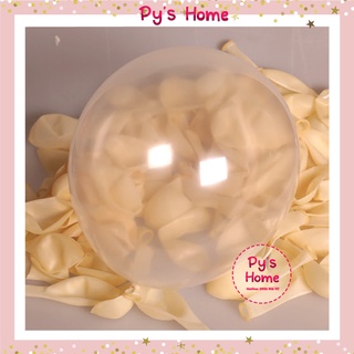 🎈🎈 Bong bóng trong suốt / bong bóng in chữ Happy Birthday - Bịch 10 cái - 12inch