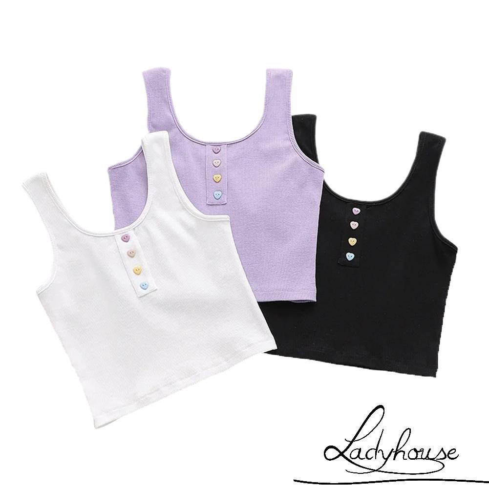 Áo croptop không tay dáng ôm thời trang cho nữ