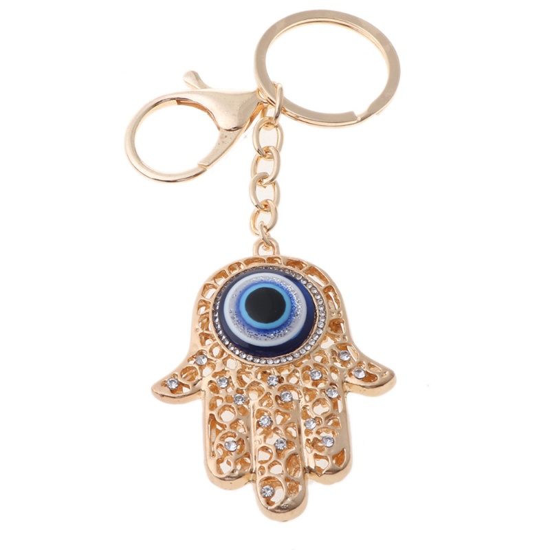 Móc Khóa Hình Bàn Tay Hamsa May Mắn