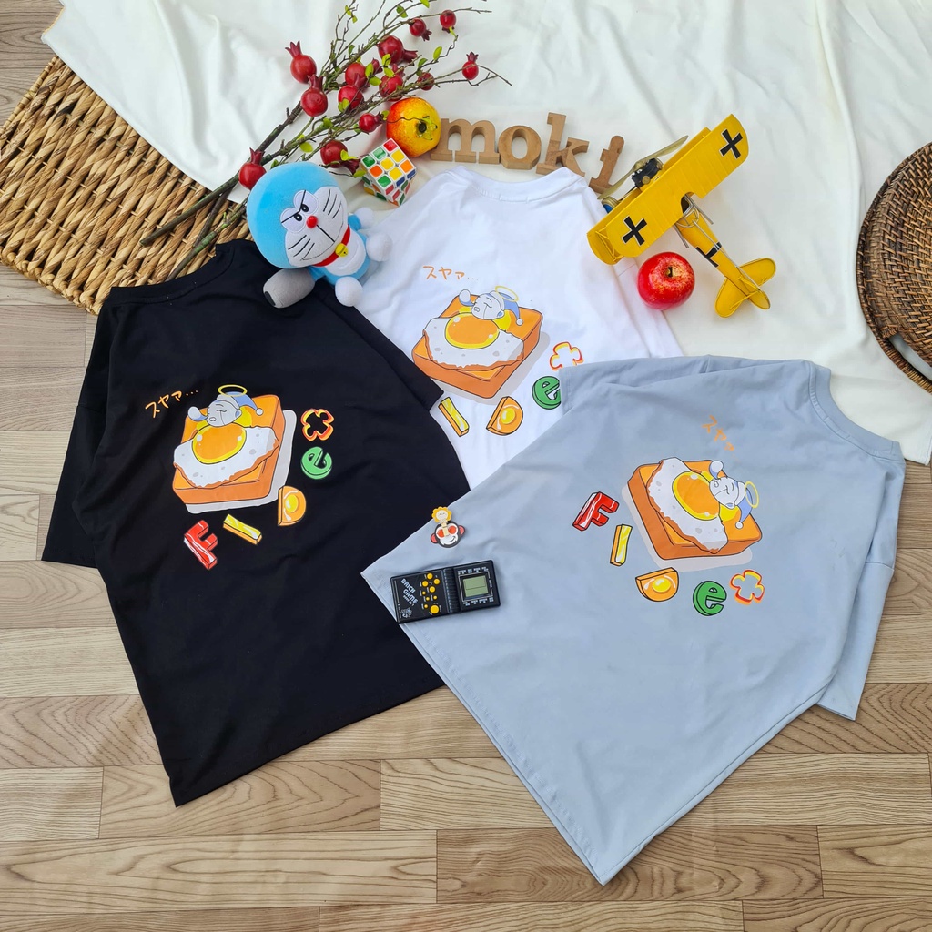 Áo phông áo thun nam nữ tay lỡ from rộng freesize chất cotton khách tự chọn mẫu mokishop