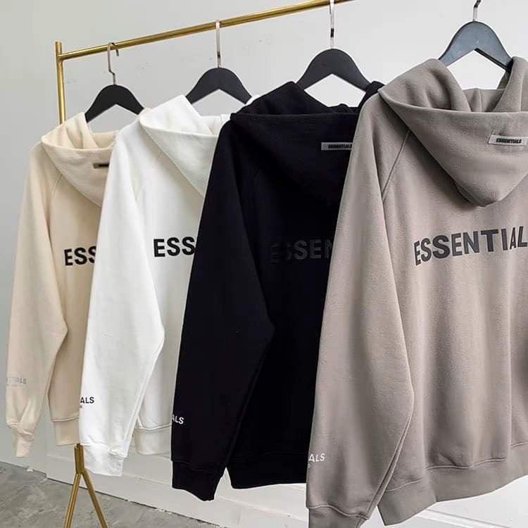 Áo Hoodie Nam Nữ Essentials, Áo Nỉ Hoodie Form Rộng Unisex HOT TREND