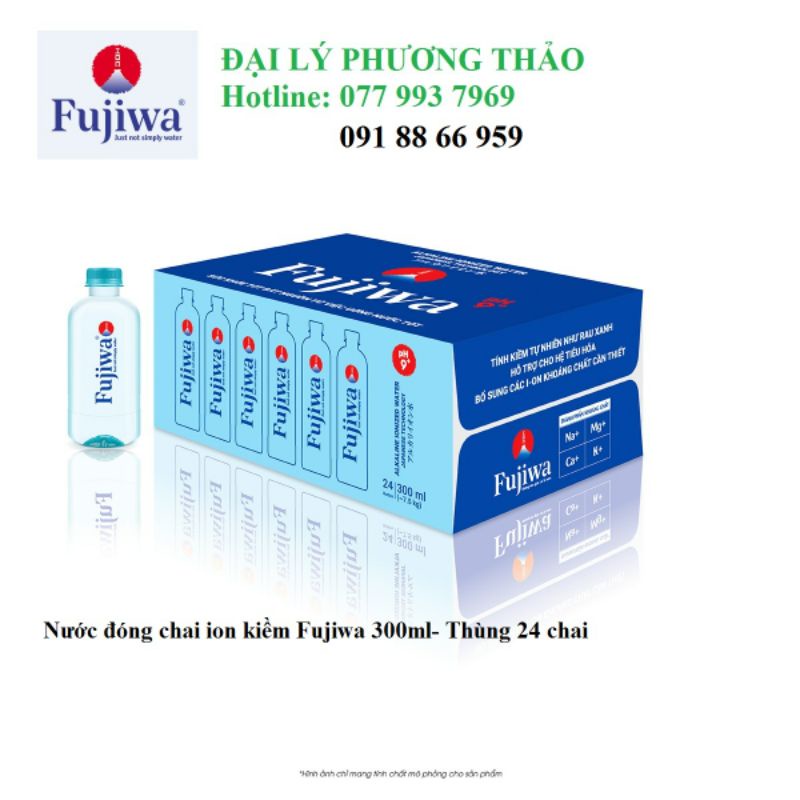 Nước uống ion kiềm Fujiwa 300ml – Thùng 24 chai