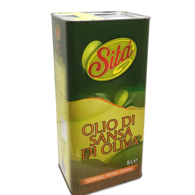 Dầu oliu nguyên chất nhập khẩu Ý 5Lit - pomace 5lit