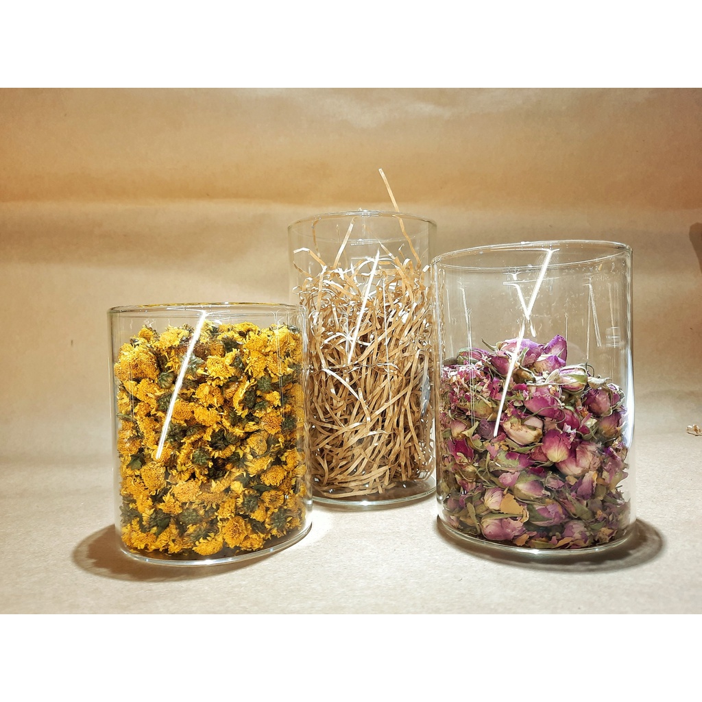 Lọ thủy tinh nắp gỗ tre 350ml/450ml/550ml/700ml/750ml/950ml