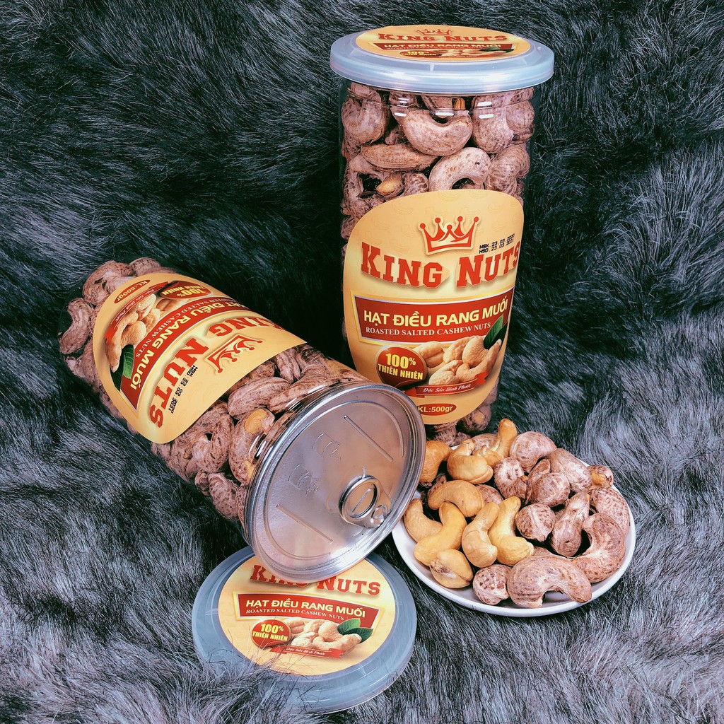 500Gr Hạt Điều Rang Muối Bình Phước Loại 1 KingNuts