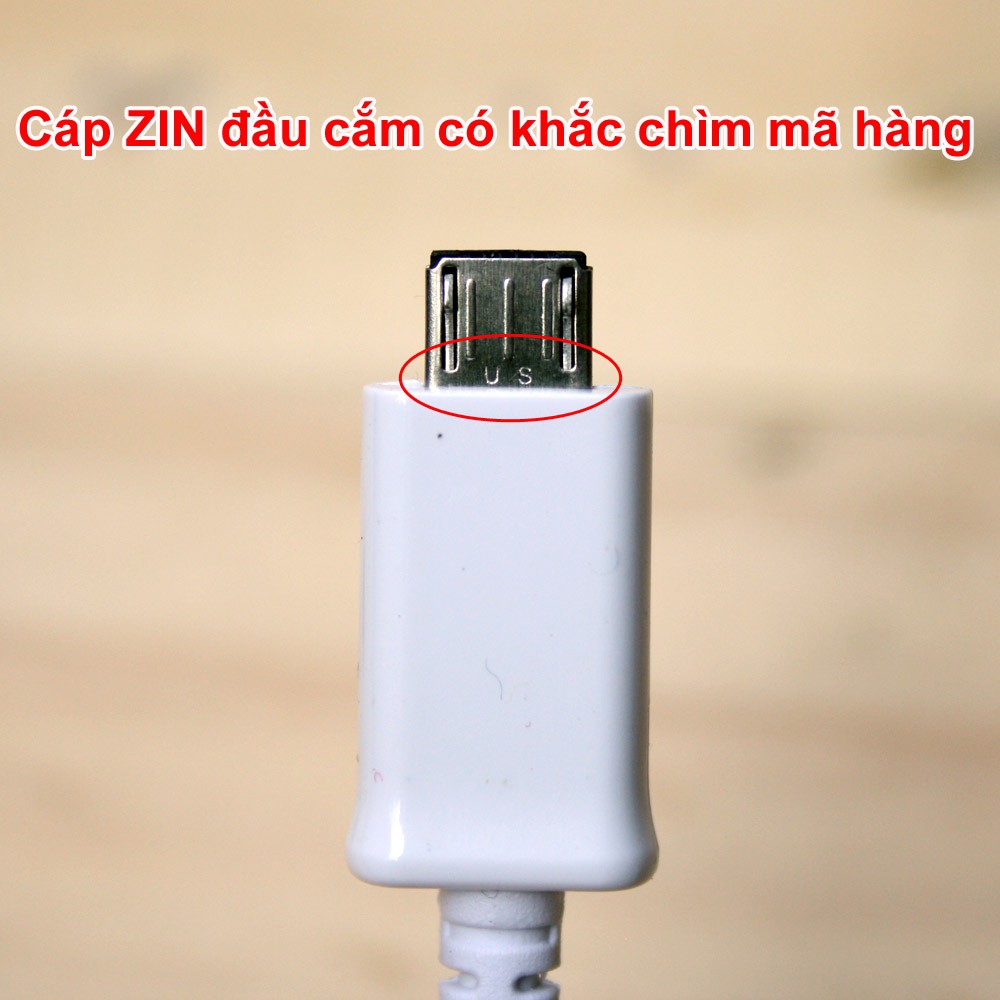[Chính Hãng] Cáp Samsung Micro USB 1.5m ZIN Galaxy Note Edge,Note 4 (có khuôn nhựa)