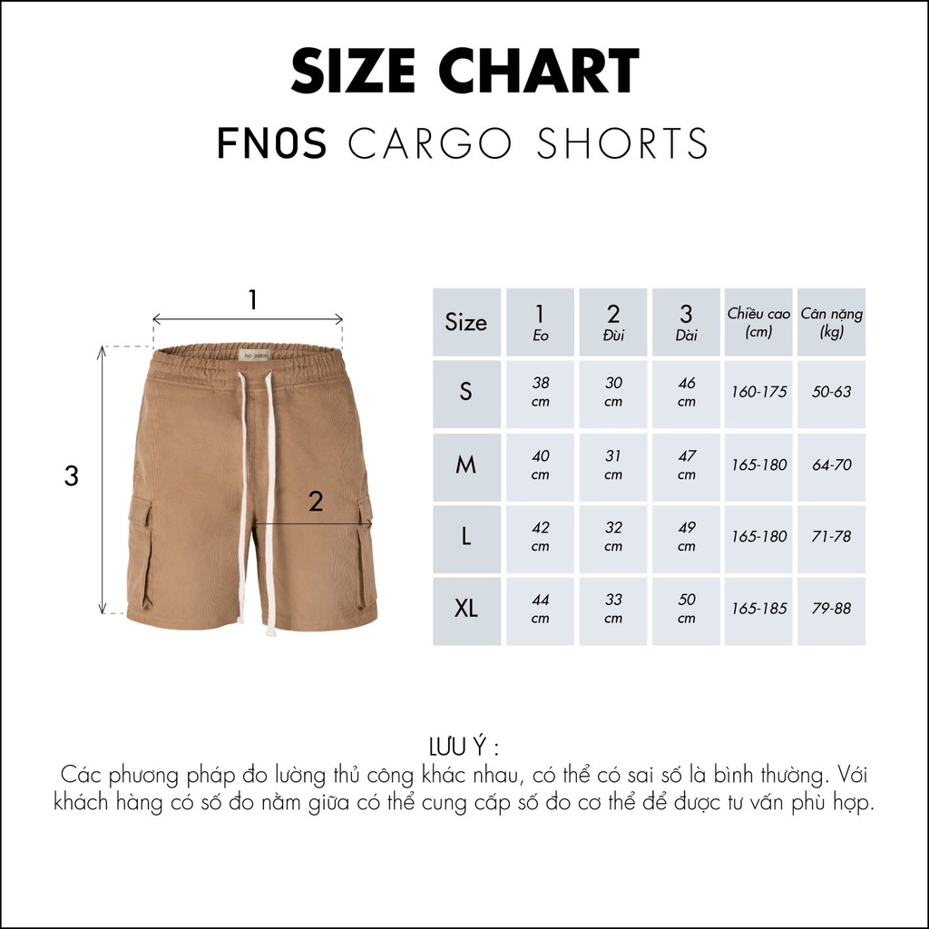 Quần Short Túi Hộp Nam FNOS Streetwear CAMO SHORT SCR5 - Local Brand Chính Hãng