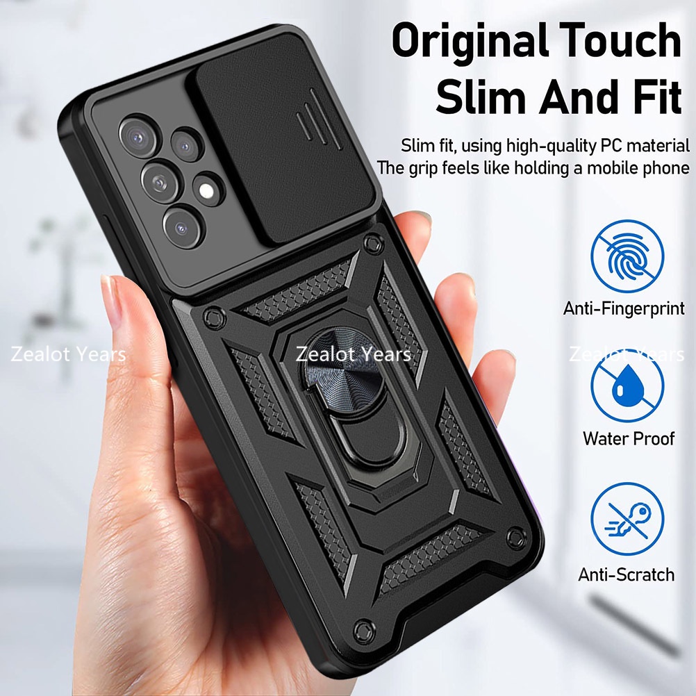 Ốp Điện Thoại Chống Sốc Có Giá Đỡ Bảo Vệ Camera Cho Samsung Galaxy A53 A33 A13 A23 5G