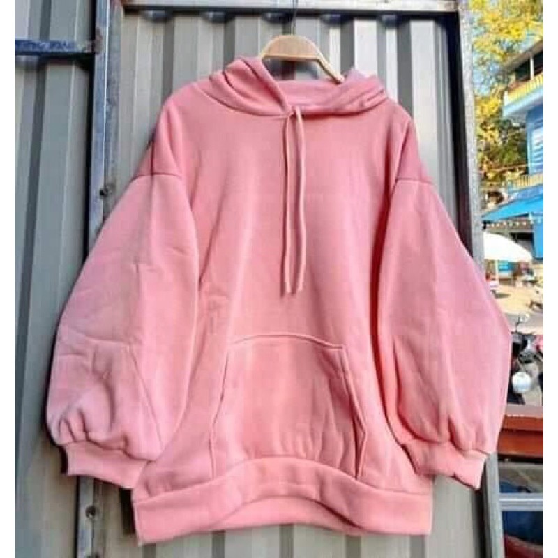 [Rẻ Vô Địch]Áo Hoodie Nỉ Bông Trơn(Có Sẵn Ảnh Thật)