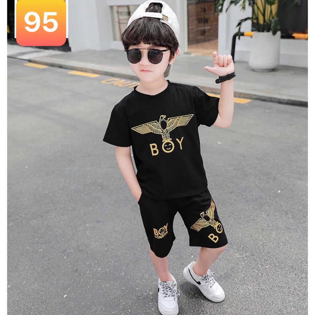 Bộ Đồ Bé Trai  Hàn Quốc In Chữ Boy Phong Cách Thời Trang Cho Bé ❤️ Chất Thun Cotton Lạnh Co Giản 4 Chiều Cho Bé Từ 18-4