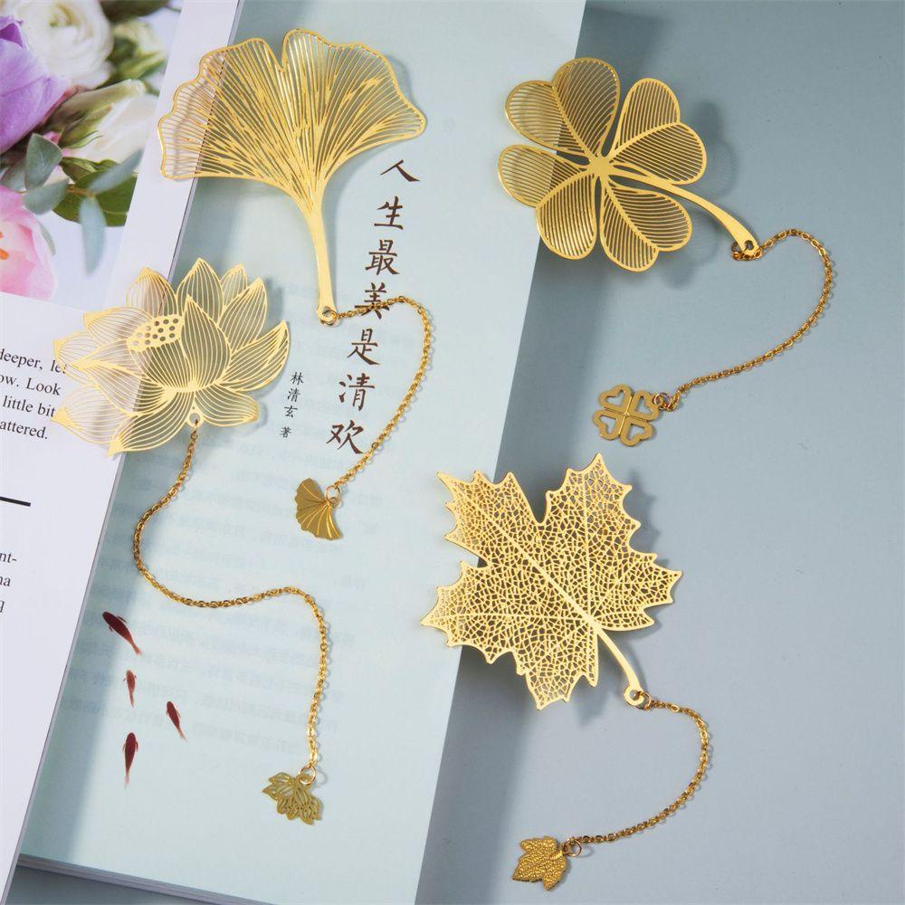 Kẹp Sách Hình Chiếc Lá Phong Cách Trung Hoa Cổ Điển