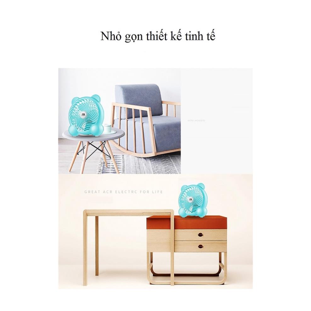 Quạt văn phòng mini điều chỉnh 2 tốc độ gió | BigBuy360 - bigbuy360.vn