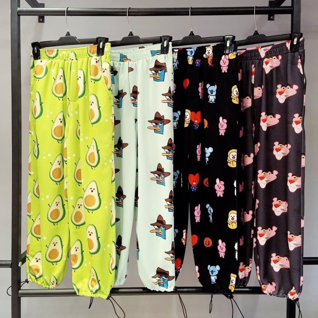 UNISEX - CARTOON PANTS - QUẦN ULZZANG HOẠT HÌNH UNISEX NAM NỮ | BigBuy360 - bigbuy360.vn