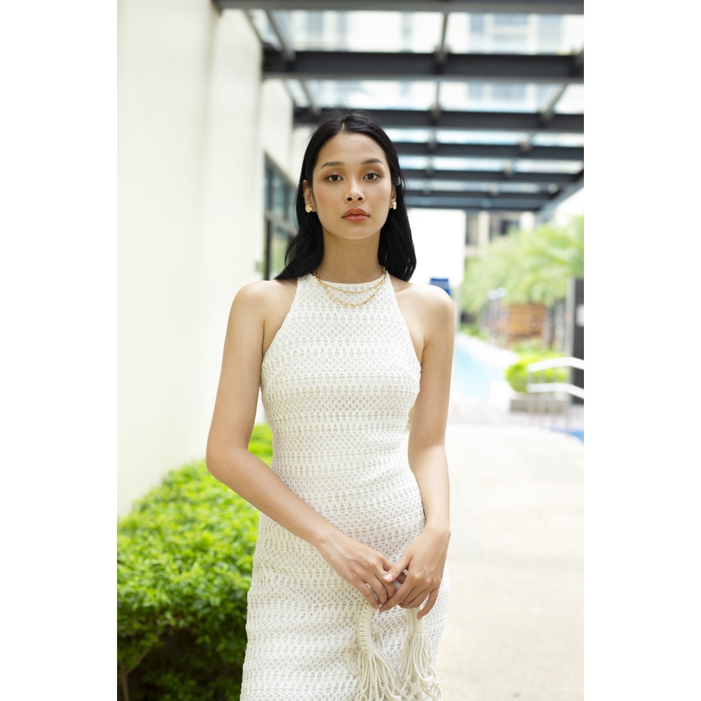 Đầm Ren Cổ Yếm - EDINI - D1475