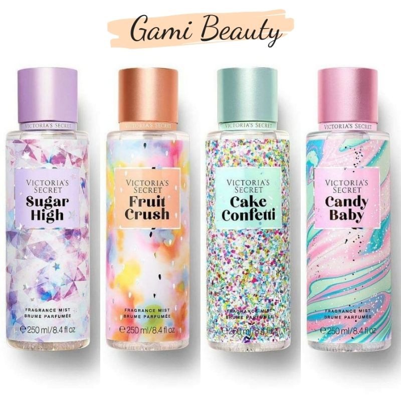 Xịt Thơm Toàn Thân Body VICTORIA'S SECRET 250ml  Xịt Thơm Amber có mùi hương tuyệt vời quyến rũ khó cưỡng GAMI BEAUTY | Thế Giới Skin Care