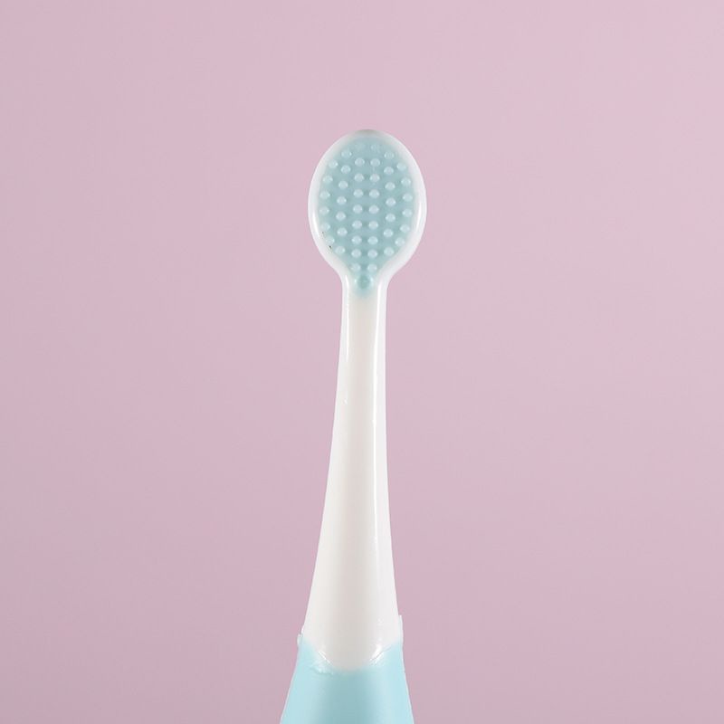 [Hàng mới về] Bàn chải đánh răng bằng silicon mềm cho bé