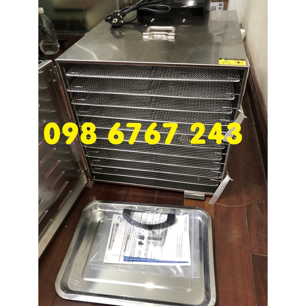 Tủ sấy hoa quả 10 tầng
