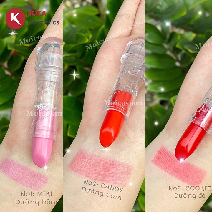 Son Dưỡng Môi Có Màu 💄FREE SHIP💄 Hồ Ngọc Hà M.O.I Làm Mềm Môi Hương Tự Nhiên Giữ Ẩm Cho Mọi Loại Da