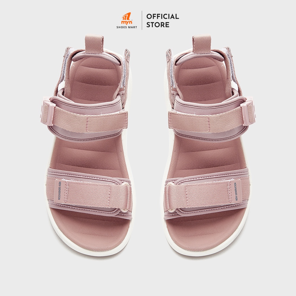 Giày Sandal ZX Nữ The Bubble D 2714 Pink White 2 quai phối khóa tháo quai hậu đế công nghệ Phylon EVA