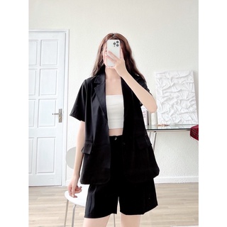 Áo blazer Tay Ngắn, Khoác vest tay ngắn