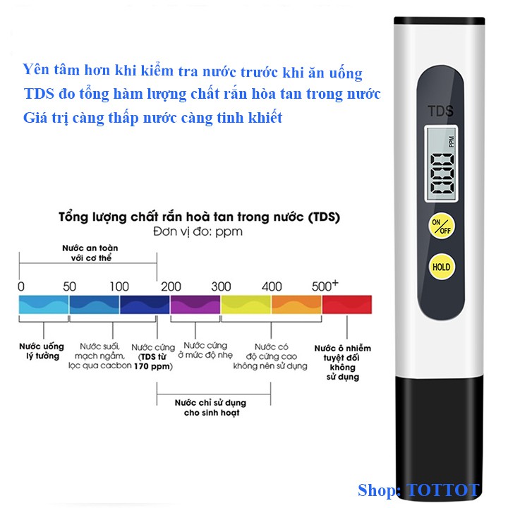 Bút Thử Nước Sạch TDS