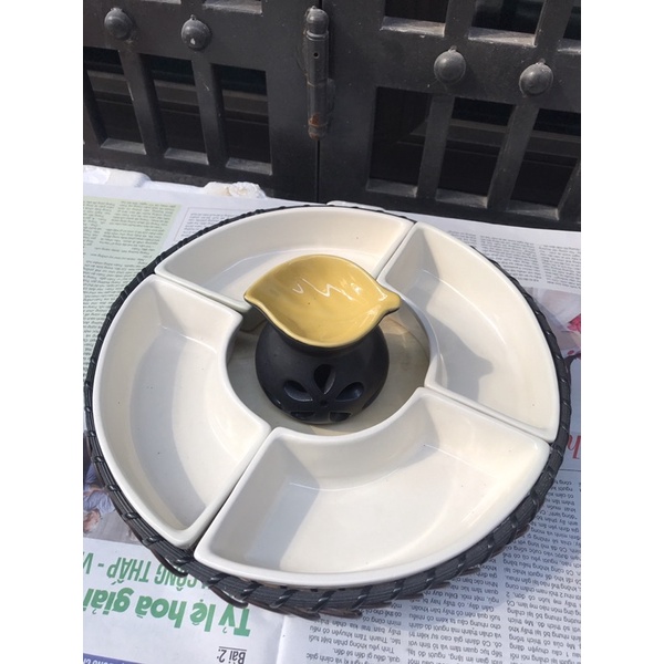 Khay lẩu kem mới