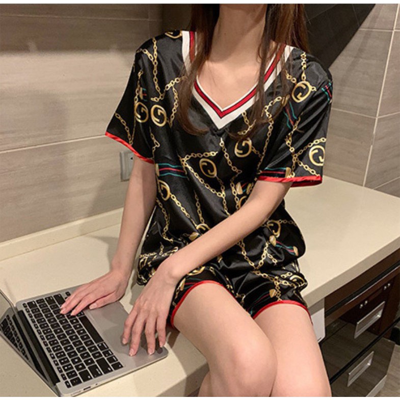 Bộ Đồ Ngủ Nữ Mùa Hè Cộc Tay Dễ Thương Chất Liệu Mềm Mịn, Thoáng Mát, Giá Rẻ ONEZ BN1 | BigBuy360 - bigbuy360.vn