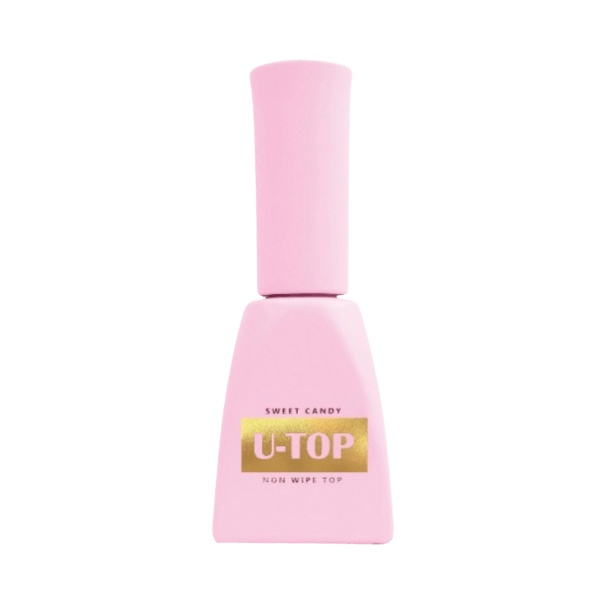 Sweet Candy Sơn Gel Top Bóng, U-Top Non wiper Top gel Candy Hàn quốc chính hãng không cần lau gel 10ml