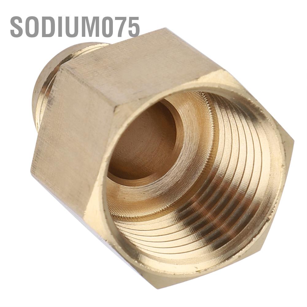 Đầu nối ống ren bằng đồng NPT 3/8 '' x 1/2 '' cho bình ga máy sưởi tủ lạnh