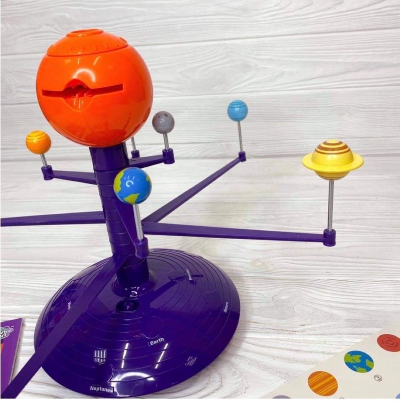 Solar system- Mô hình hệ mặt trời bản chiếu bóng