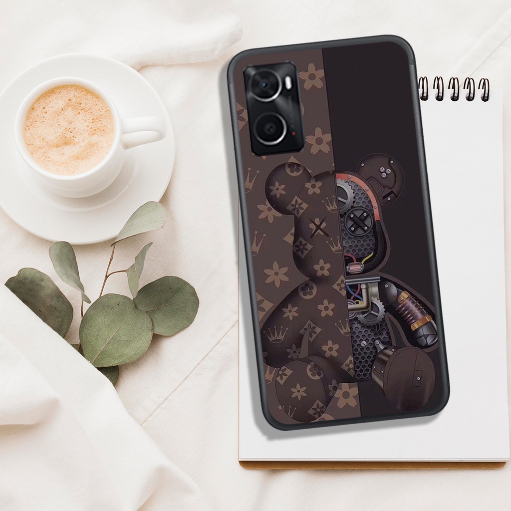 [ SIÊU HOT] ỐP LƯNG OPPO A76 4G - REALME 9 4G , IN HÌNH SIÊU GẤU BEAR BRICK, SẮC NÉT, MÀU SĂC ĐẸP.