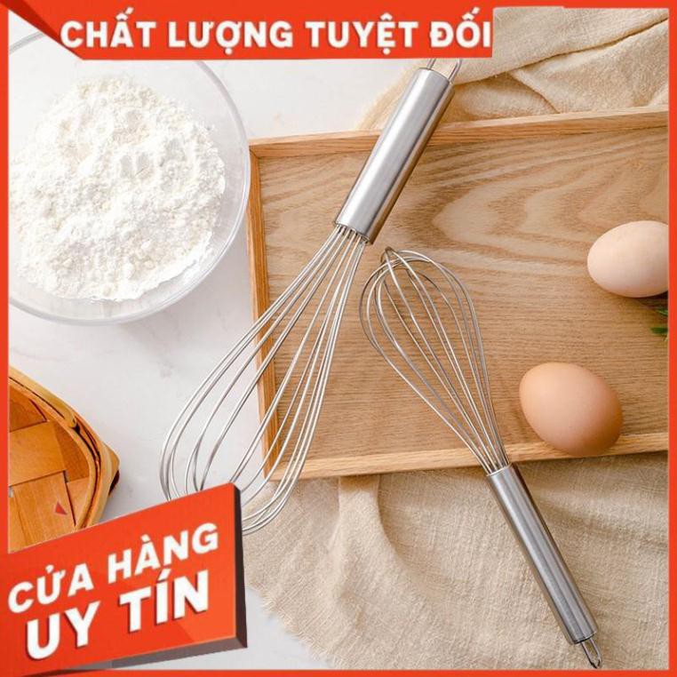 [FREESHIP❤️] Cây đánh trứng cầm tay inox không gỉ 25cm cao cấp