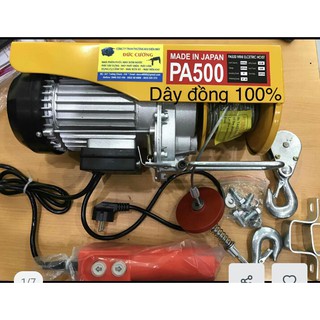 Máy tời điện 500kg- mấy tời điện  250-500kg