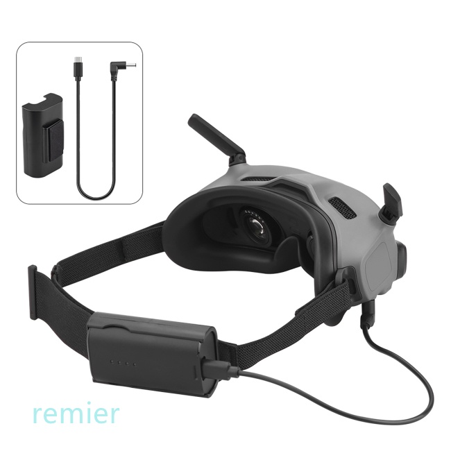 Dây Cáp Nguồn Pin Kèm Kẹp Phía Sau Cho Kính Mát Dji Avata Goggles 2