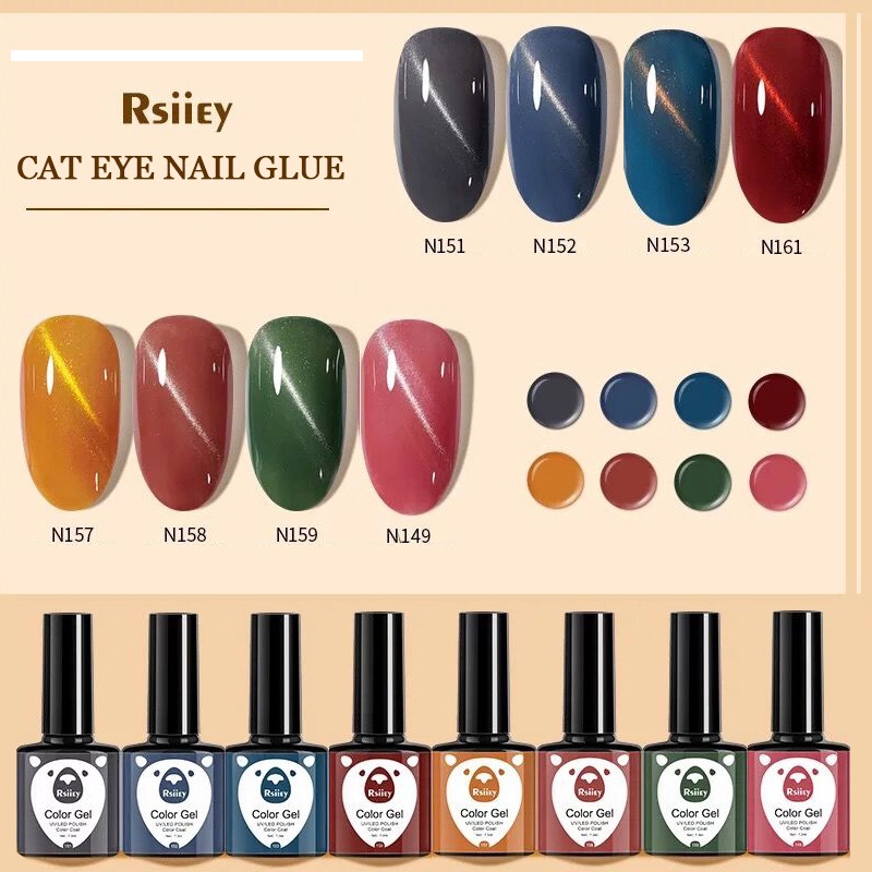 [Hàng mới về] Gel sơn móng tay Rsiiey màu sắc hợp thời trang 7.3ml