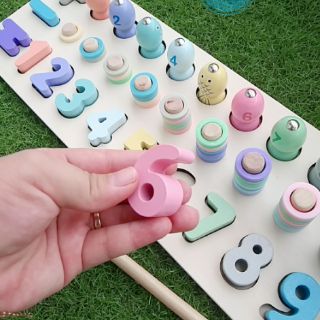 Bảng học số và câu cá đa năng
