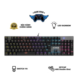 Bàn phím cơ e-dra ek313 blue switch - chính hãng bảo hành 24 tháng