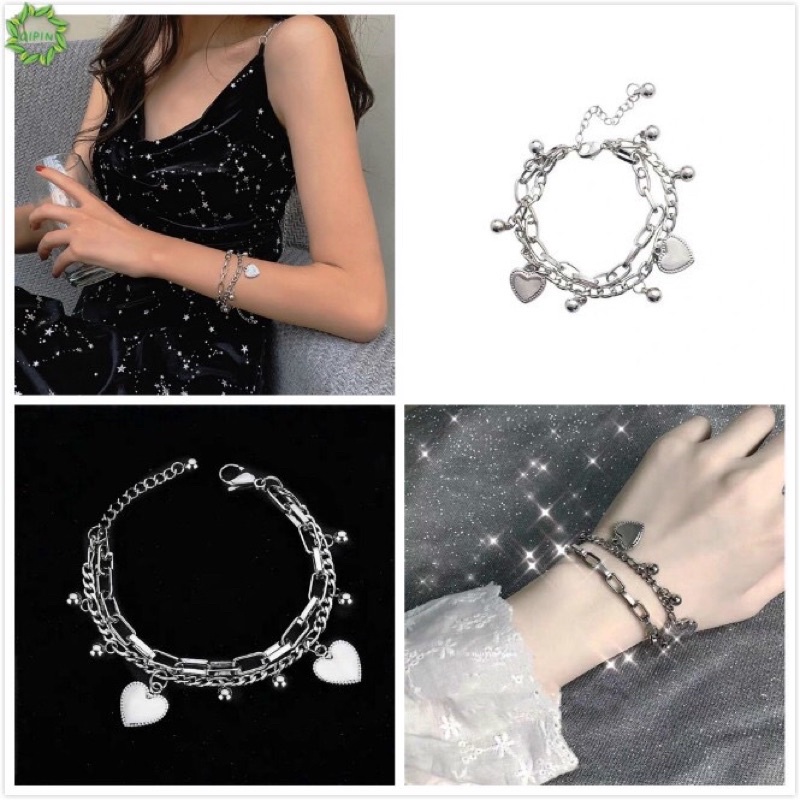 Vòng tay mạ bạc mặt hình trái tim, thánh giá